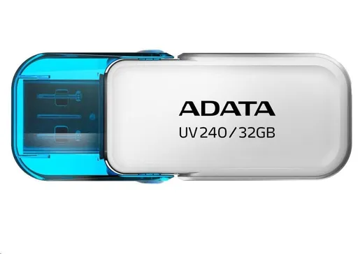 ADATA Flash Disk 32GB UV240, USB 2.0 Dash Drive, biela