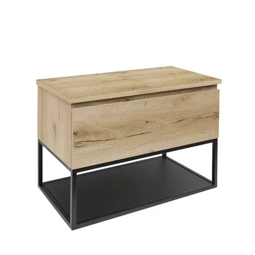 Kúpeľňová skrinka s krytom SAT B-Way dub matný BWAY60OAKDESK