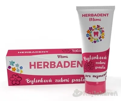 HERBADENT MIMI Bylinková zubná pasta pre najmenších 50ml