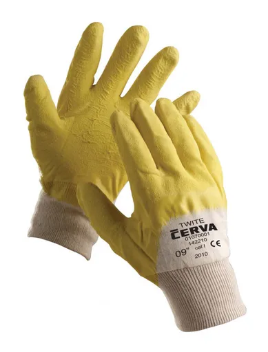 TWITE rukavice máčané v latexe - 10