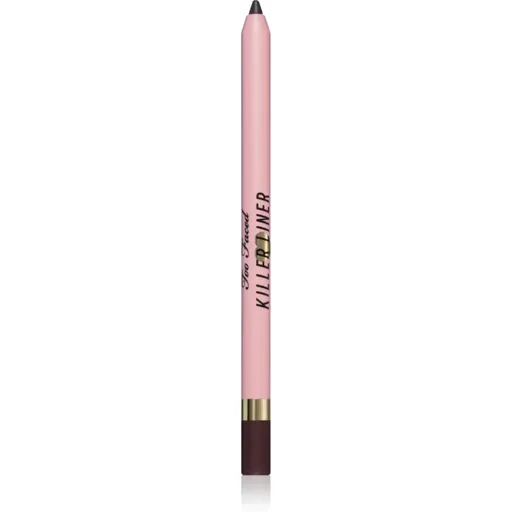 Too Faced Killer Liner 36 Hour Waterproof Gel Eyeliner Pencil vodeodolná gélová ceruzka na oči pre dlhotrvajúci efekt odtieň Espresso 1,2 g