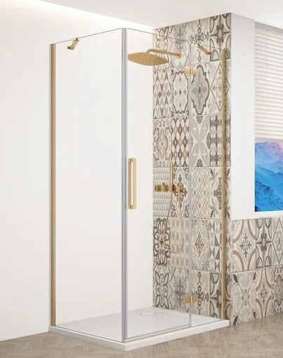 GELCO - TRINITY GOLD obdĺžnikový kút 1000x1100 pravý, číre sklo, GT5610-11CR-G GT5610-11CR-G