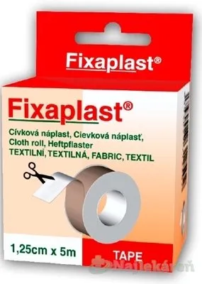 FIXAplast Cievková náplasť textilná (1,25cmx5m) 1ks