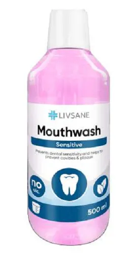 LIVSANE Ústna voda Sensitive na citlivé zuby 500ml