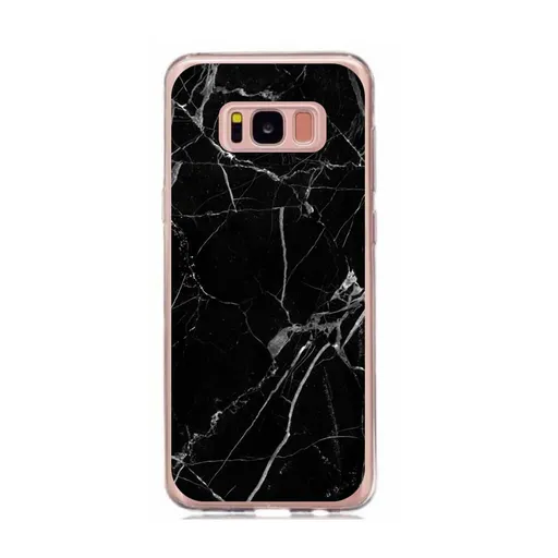 PROTEMIO MY ART kryt Samsung Galaxy S8 Plus BLACK MARBLE (142)
