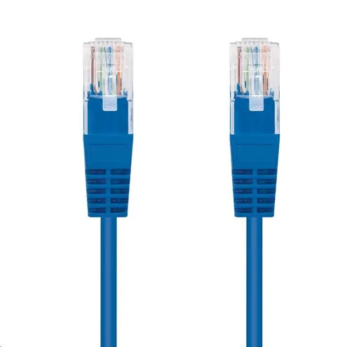 C-TECH kábel patchcord Cat5e, UTP, modrý, 3m