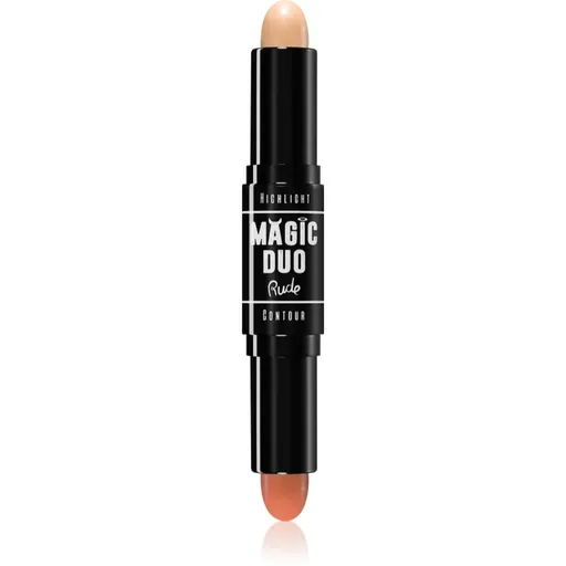 Rude Cosmetics Magic Duo obojstranná kontúrovacia tyčinka odtieň Medium 4.5 g