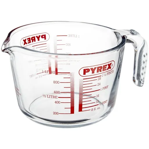 Pyrex Sklenená odmerka 1 l, 16 x 11 cm, 1000 ml