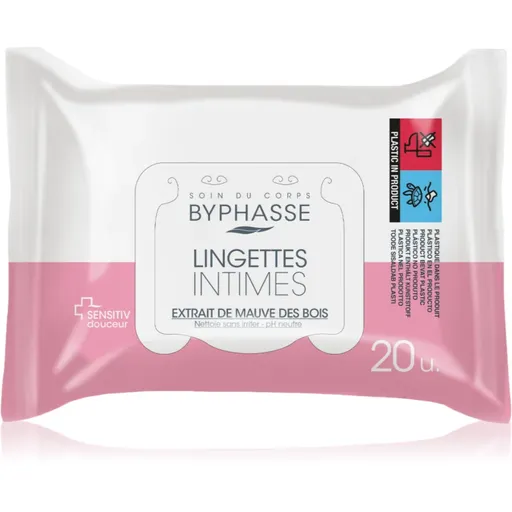 BYPHASSE Lingettes Intimes obrúsky na intímnu hygienu 20 ks