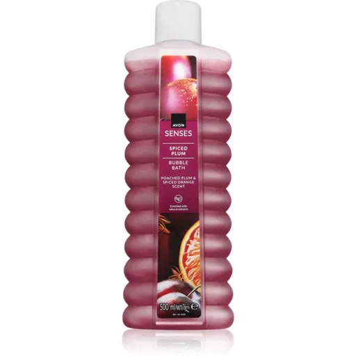 Avon Senses Spiced Plum pena do kúpeľa 500 ml