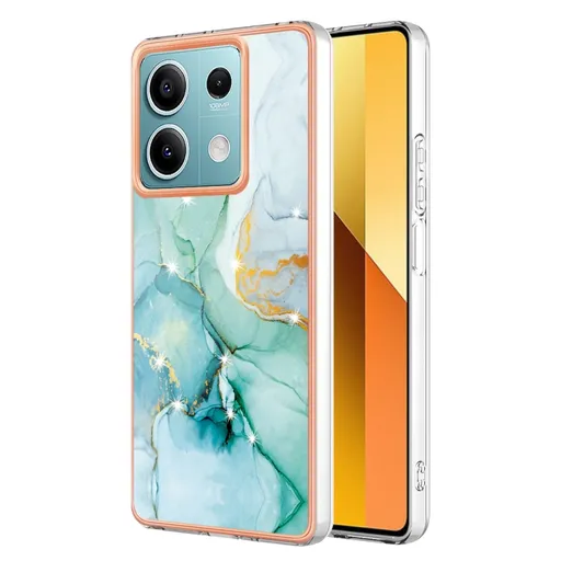 IMD MARBLE Ochranný kryt pre Xiaomi Redmi Note 13 5G GREEN