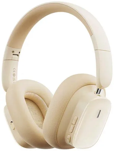 Baseus Bowie H1i/ANC/Jack/Drôt/BT/Bezdrôt/Biela