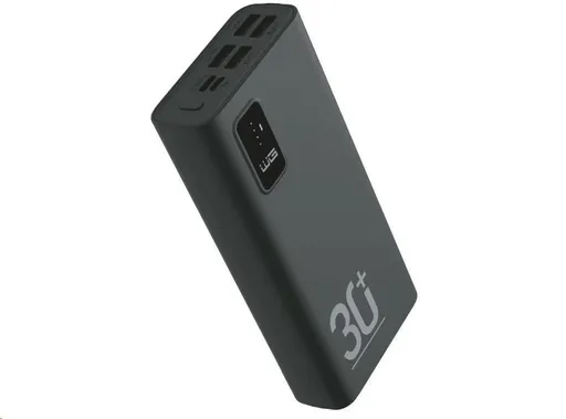 WG - Power Bank 30000 mAh, USB-C PD 20W, čierna