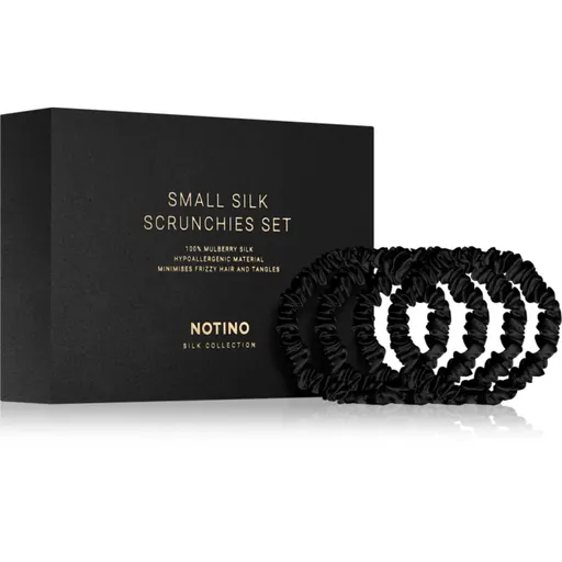 Notino Silk Collection Small Scrunchie Set súprava hodvábnych gumičiek do vlasov odtieň