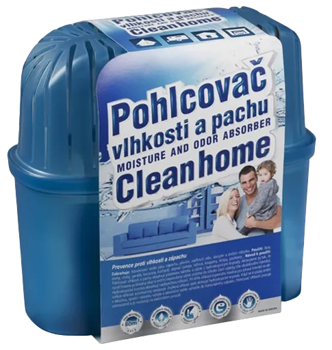 DEN BRAVEN - Pohlcovač vlhkosti a pachu Cleanhome modrá 650 g