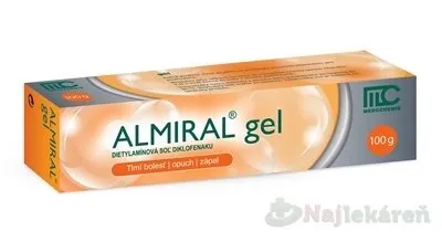 ALMIRAL gél na bolesť a zápal 100 g