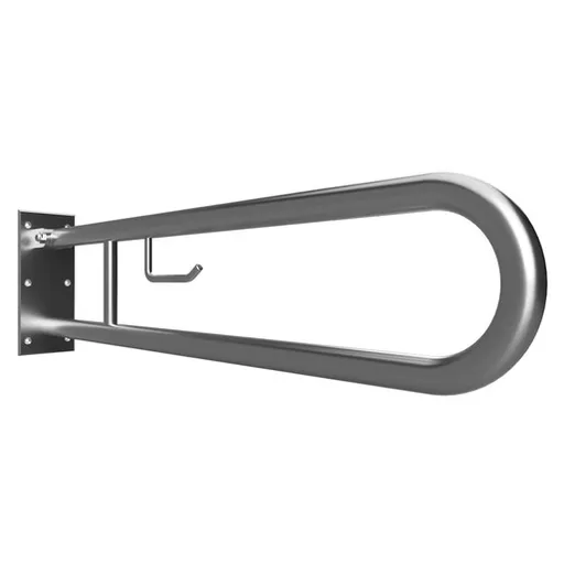 Bemeta Help madlo sklopné, s držiakom toal.pap.nehrdzavejúca oceľ 301406322