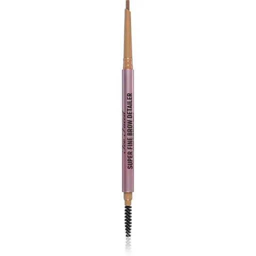 Too Faced Super Fine Brow Detailer Eyebrow Pencil dlhotrvajúca ceruzka na obočie odtieň Natural Blonde 0.08 g