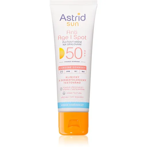 Astrid Sun pleťový krém na opaľovanie proti starnutiu pleti SPF 50 50 ml