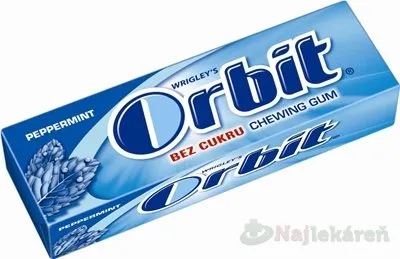 Orbit PEPPERMINT dražé  10 ks