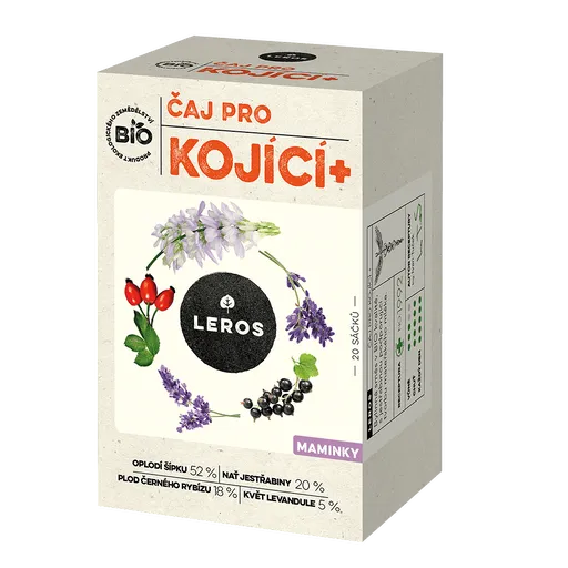 LEROS Čaj Pre dojčiace + BIO 20 vrecúšok