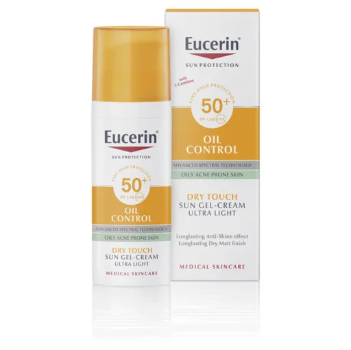 EUCERIN Sun Oil Control Opaľovací krémový gél na tvár SPF 50+ 50 ml