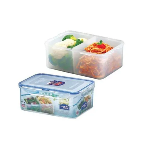 LOCKNLOCK Dóza na potraviny Lock - obdĺžnik, 2,3 l, delená