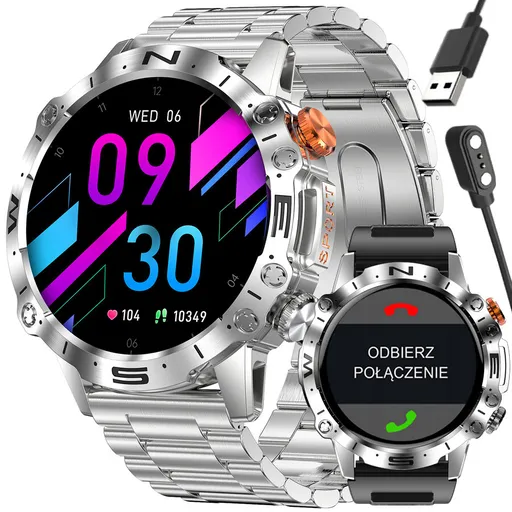 Pánske smartwatch GRAVITY GT20-2 - AMOLED, (sg024b)