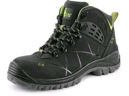 Obuv členková CXS Universe Meteor S3, čierno-zelená, veľ. 37