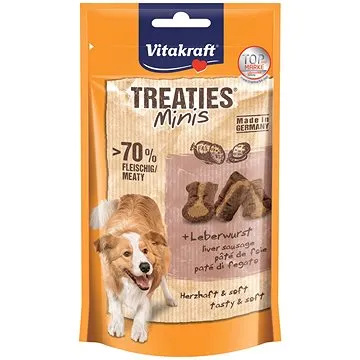 Vitakraft Dog pochúťka Treaties Minis pečeňové 48 g (4008239340474)