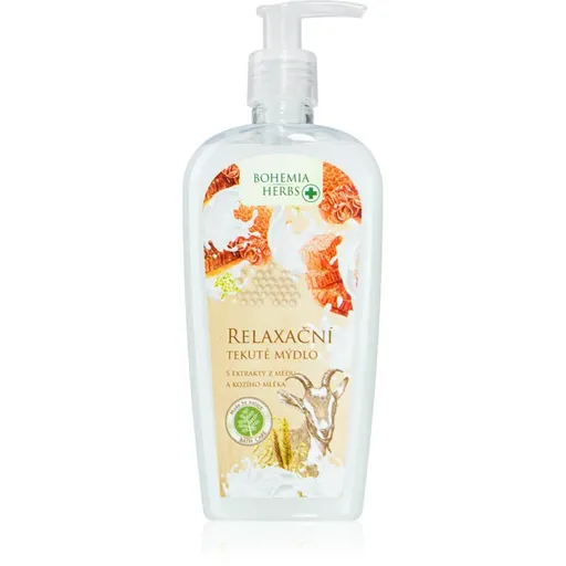 Bohemia Gifts & Cosmetics Bohemia Herbs Honey & Goat Milk tekuté mydlo 300 ml