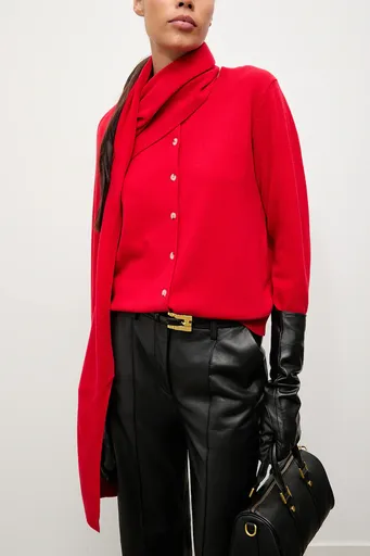 Kardigan z merino vlny so šálom Answear.LAB