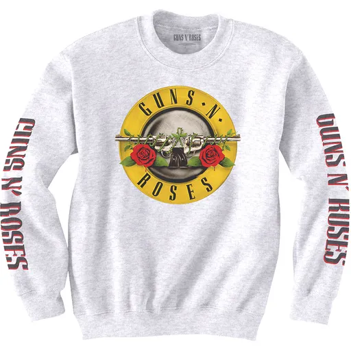 Guns N’ Roses mikina Classic Text & Logos Biela M