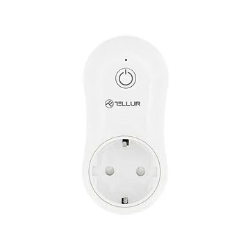 Tellur WiFi Smart AC Plug, zásuvka, 1× USB 1 A, 2400 W, 10 A, biela (TLL331021)