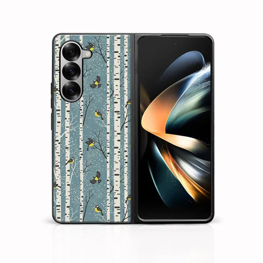 MY ART Kryt s vianočným dizajnom Samsung Galaxy Z Fold6 5G BIRCH (072)