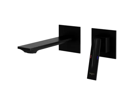 BESCO - Podomietková umývadlová batéria ASPIRA čierna BABUASCZ