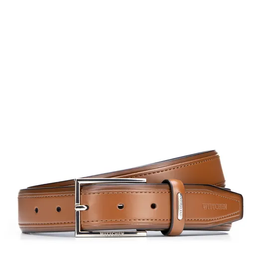 Pánsky svetlo-hnedý kožený opasok – klasika s charakterom101-8M-206-5