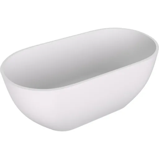 Polysan Reduta voľne stojaca vaňa 171x81 cm liaty mramor ľavá aj pravá biela matná bílá matná 71842MAT