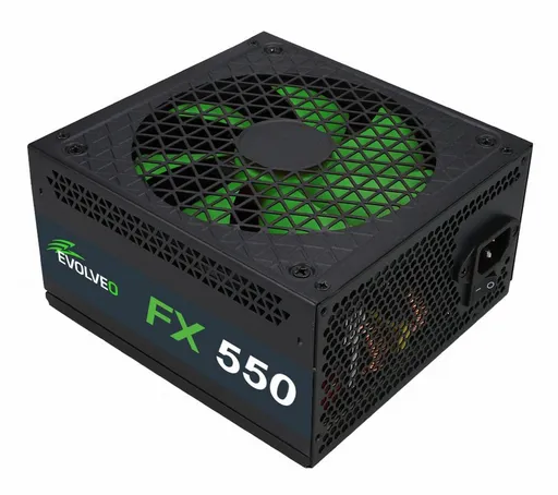 EVOLVEO FX 550, zdroj 550W ATX, 14cm, tichý, 80+, bulk, záruka 3 roky