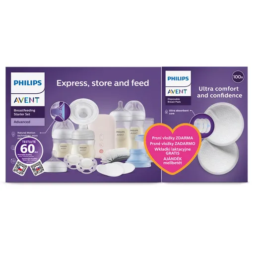Philips AVENT Odsávačka materského mlieka elektrická sada SCD340/31+Darček
