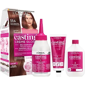 LORÉAL CASTING Creme Gloss 554 Čili čokoláda (3600522404965)