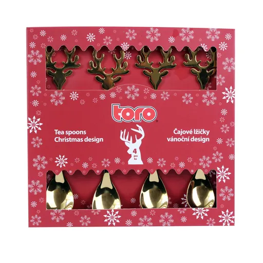 Čajová lyžička TORO 4ks vianočný los