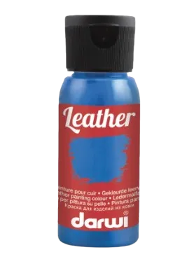 DARWI LEATHER - Farba na kožu svetlá modrá (420050215) 0,05 L