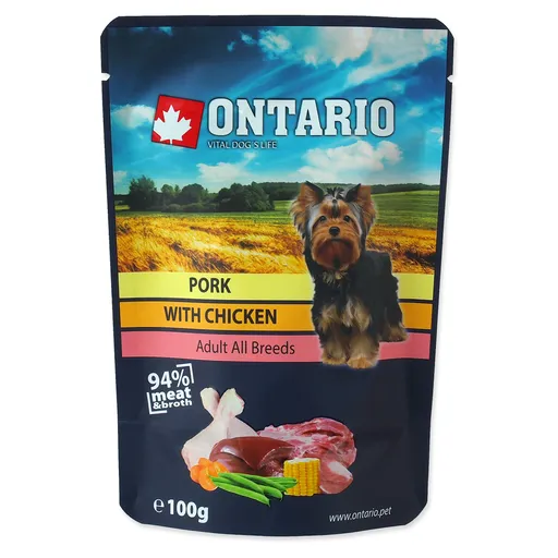 ONTARIO Vrecko bravčové s kuracím vo vývare 100 g