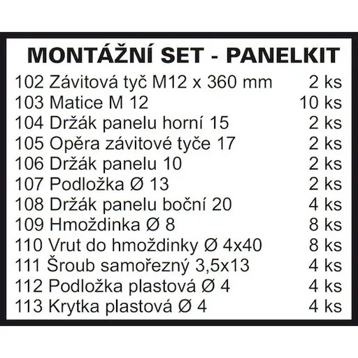 Ravak Sabina panelkit 90 b2e000000n PANELKITSAB