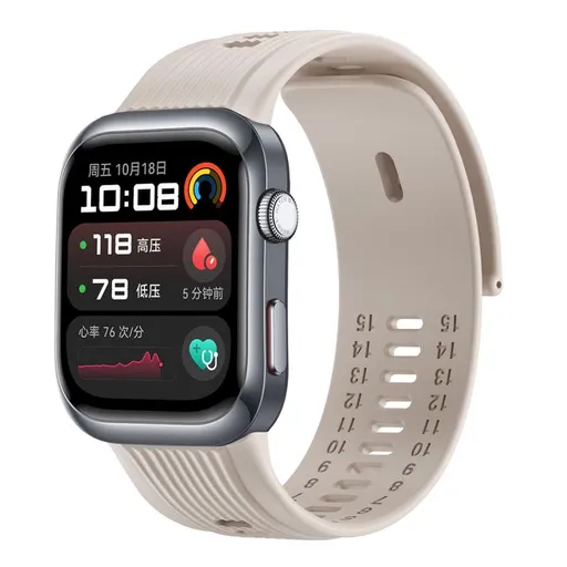 SILICONE 3PCS Vymeniteľný remienok pre Huawei Watch D2 béžový