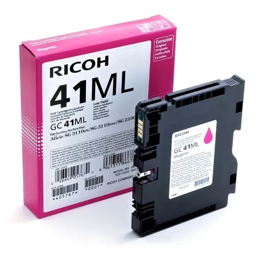 Ricoh GC41M 405767 purpurová (magenta) originálna gélová cartridge