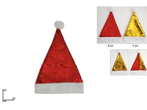 MAKRO - Čiapka vianočná rôzne farby