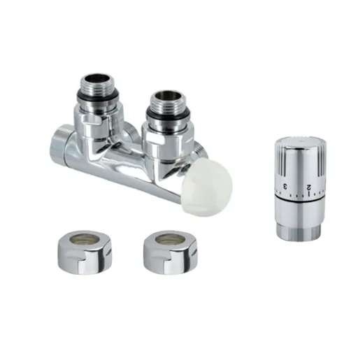 Termostatická sada ISAN rohová stredová pravá chróm O39CWAR122