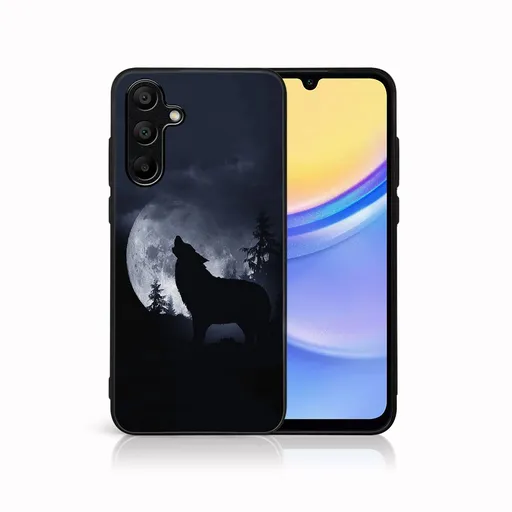 MY ART Ochranný kryt pre Samsung Galaxy A15 WOLF (247)